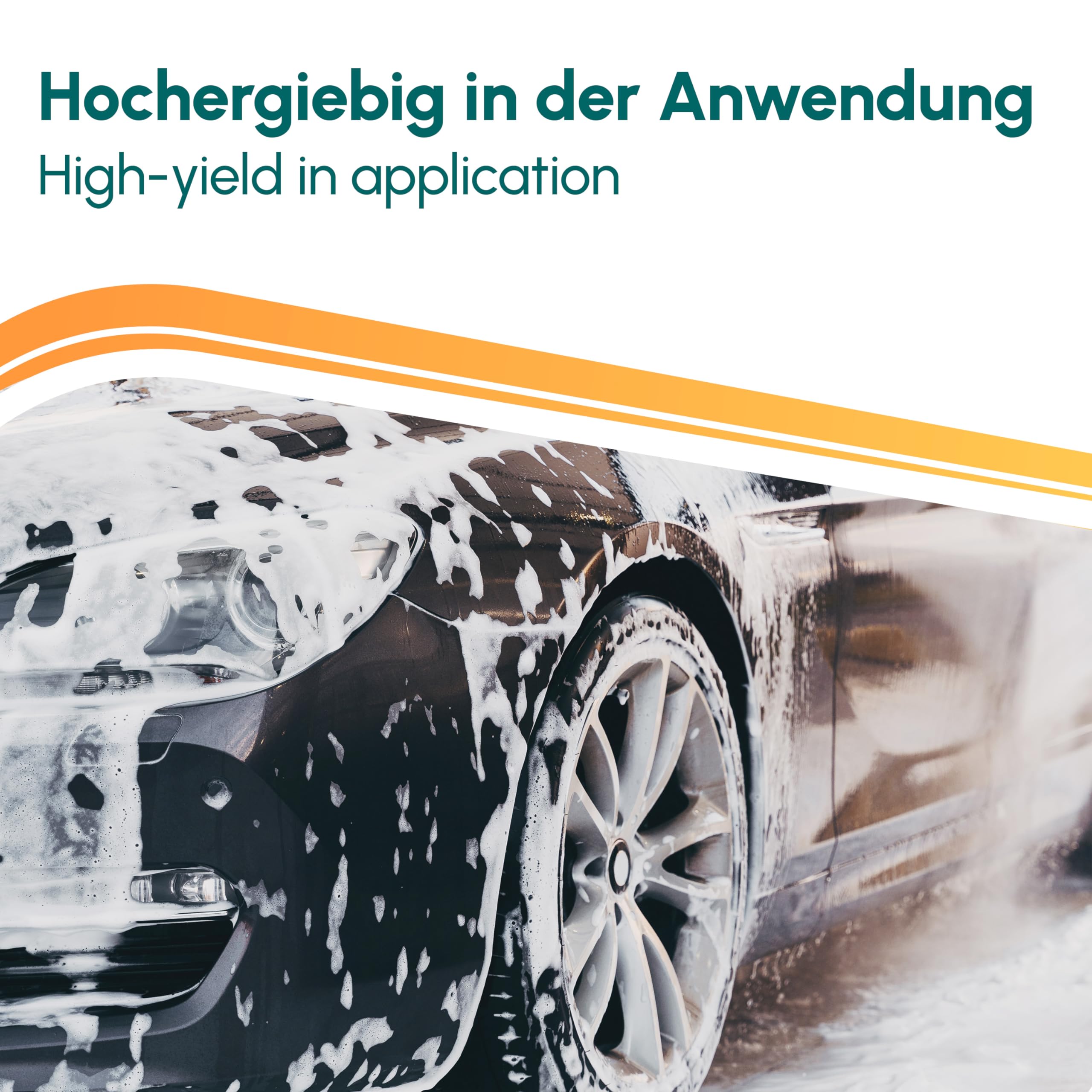 INOX® - Nano Line Autoshampoo Konzentrat im 25L Behälter | Autoreiniger für PKW, LKW, Wohnmobil und Motorrad | Autoshampoo für Hochdruckreiniger | Sanfte Reinigung