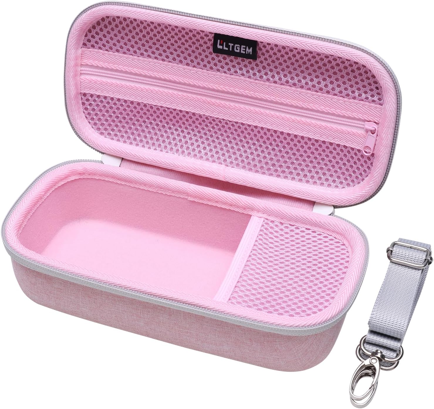 L LTGEM 4K Digital Camera Case Compatible with VJIANGER/YIGLLO/Zostuic/Duluvulu/Gavonde/XNSIAKXA/FlyFrost/SIXTARY/DUOCH 4K Vlogging Camera with Shoulder Strap, Pink - Image 3