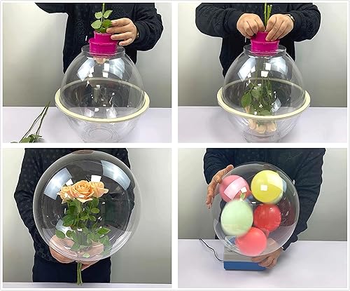 Miniatura 4 de Máquina de relleno de globos con 9 accesorios de 14.5 pulgadas, herramienta de envoltura de regalo para regalos de bricolaje, boda, fiesta,