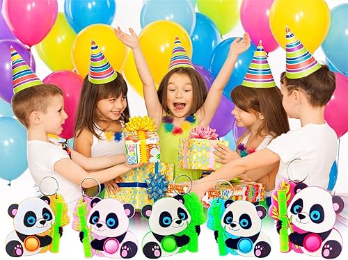 Miniatura 4 de Paquete de 20 llaveros sensoriales de silicona para apretar burbujas, mini llavero de burbujas para apretar, robot pequeño, alivio del estrés,