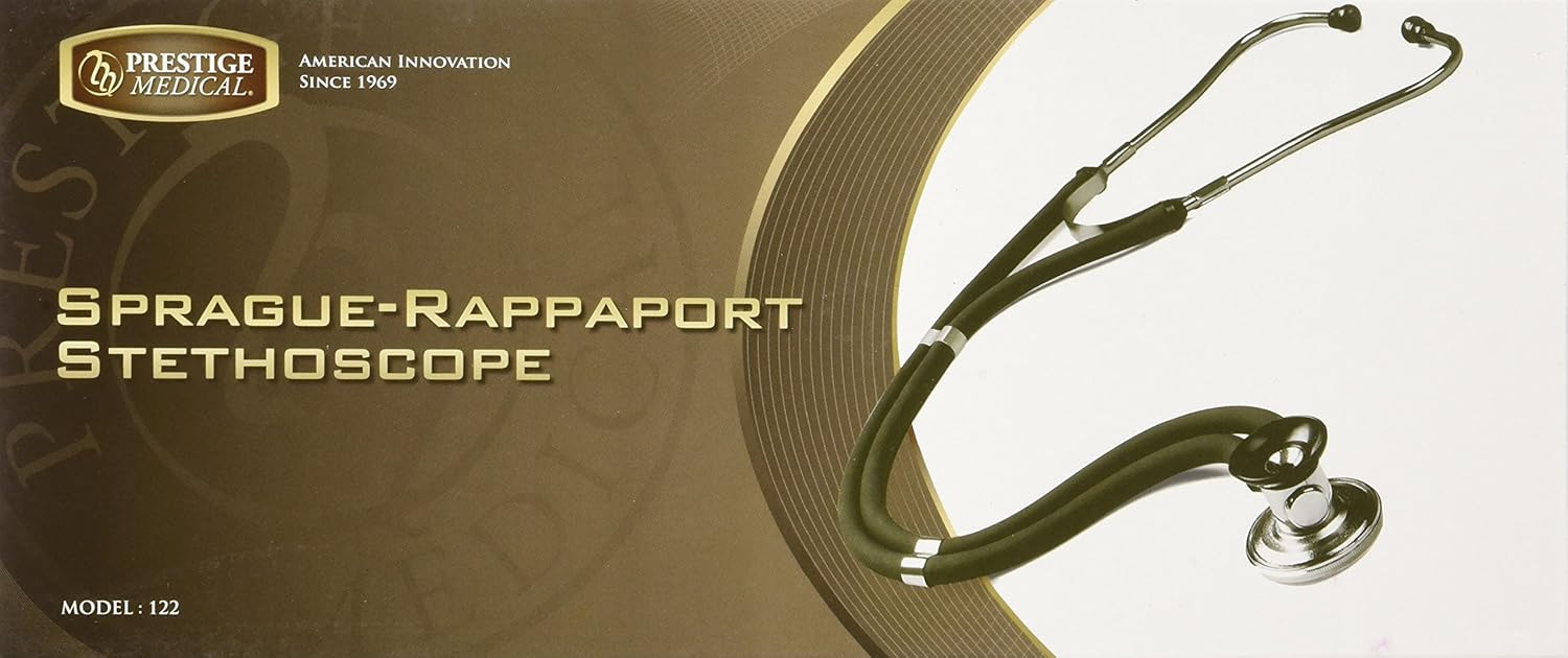 Prestige Medical 122 Sprague Stethoscope, Neon Green