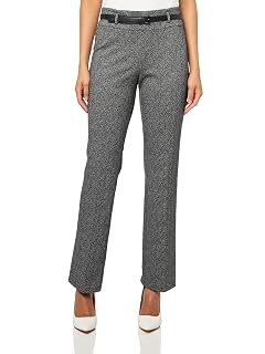 Kasper Womens High Rise Pull on W Belt Boot Leg