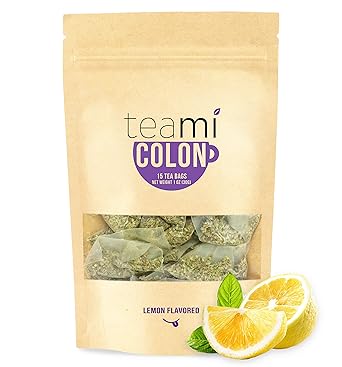 Teami Colon Cleanse and Detox Tea | All Natural Cleanse tea for Men & Women | 30 Day Supply, 15 Tea Bags Lemon