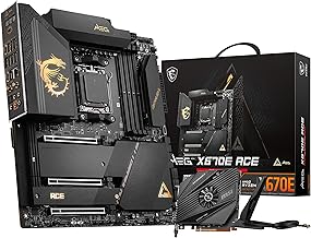 MSI MEG X670E ACE Motherboard, E-ATX - Support AMD Ryzen 7000 Series Processors, AM5 - 22 Duet Rail 90A Power Stage, DDR5 ...