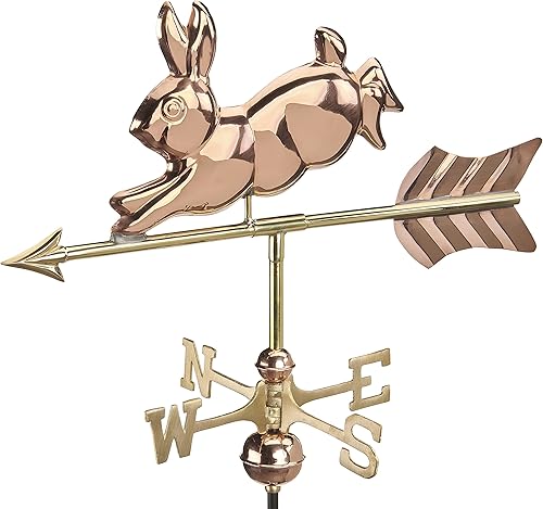 Good Directions Veleta Rabbit Cottage, cobre pulido, incluye soporte de techo
