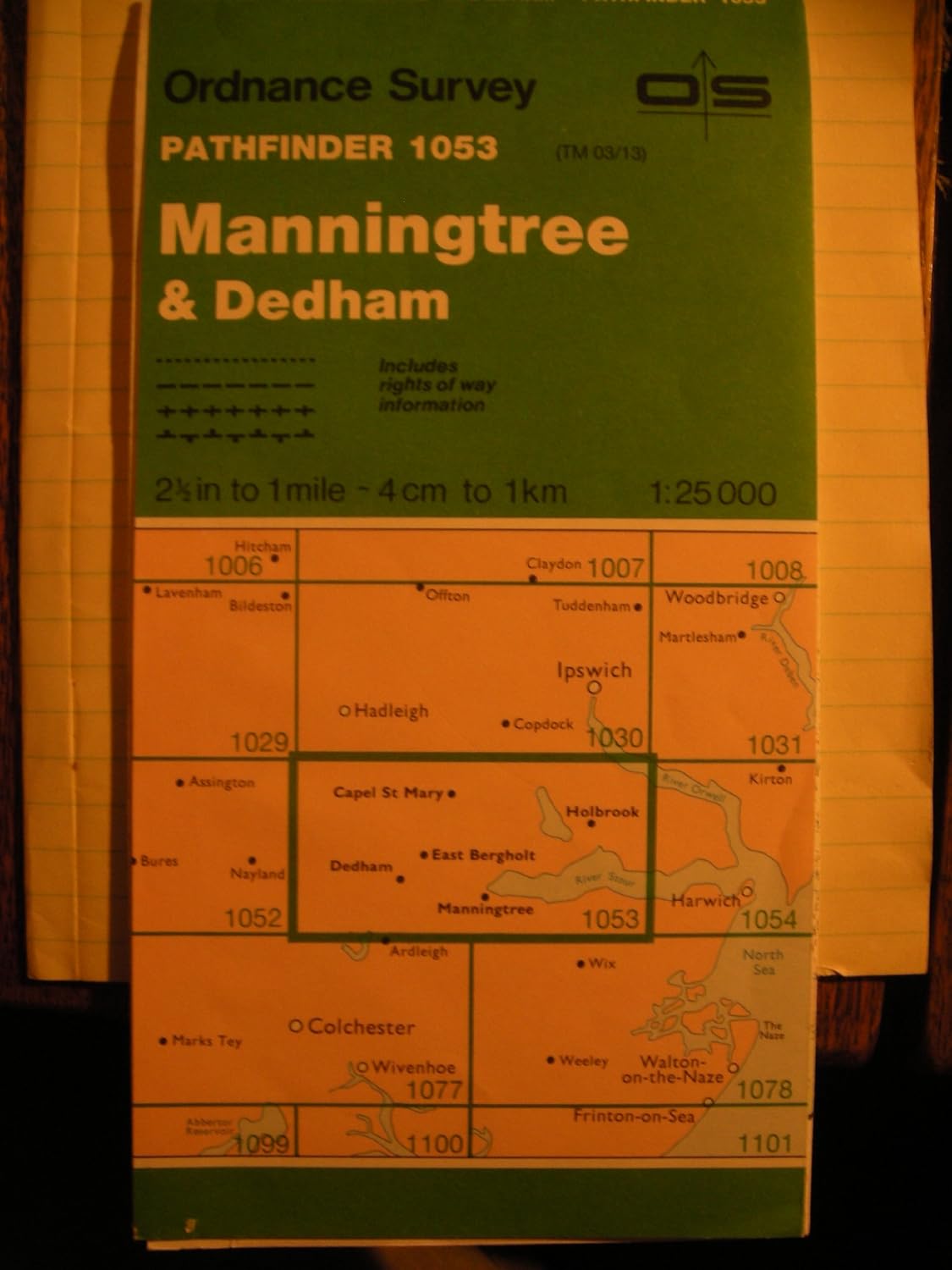 Manningtree and Dedham (Pathfinder Maps) 9780319210536