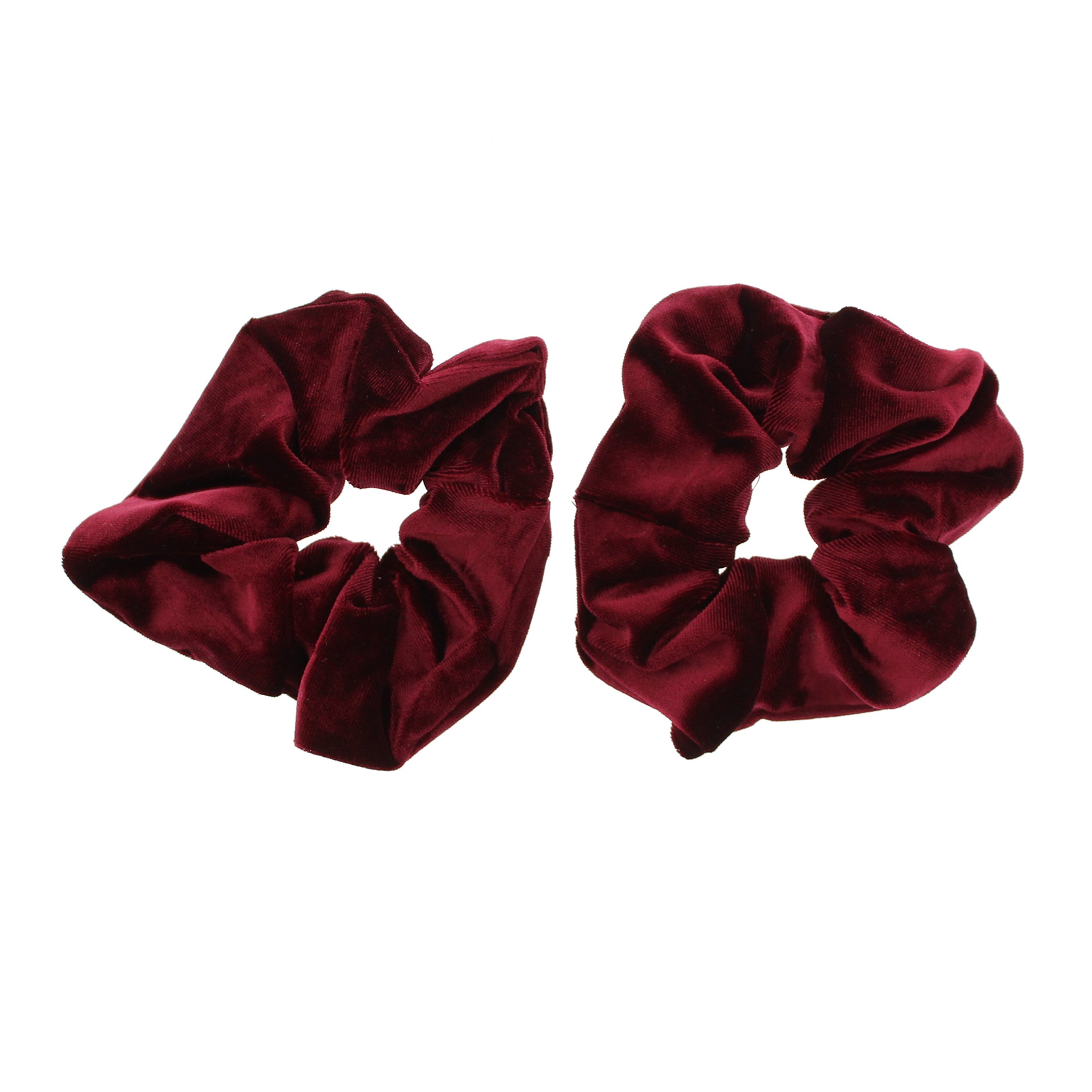 Zac's Alter Ego Pair of Luxurious Velvet Hair Scrunchies - Variety of Colours