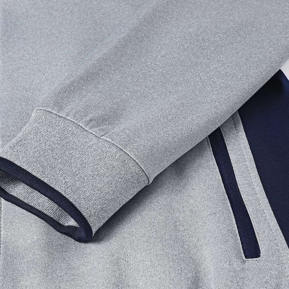 Men's Casual Tracksuit Long Sleeve Sweatsuit Athletic Set Full Zip Running Jogging Sports Jacket and Pants - Image 6