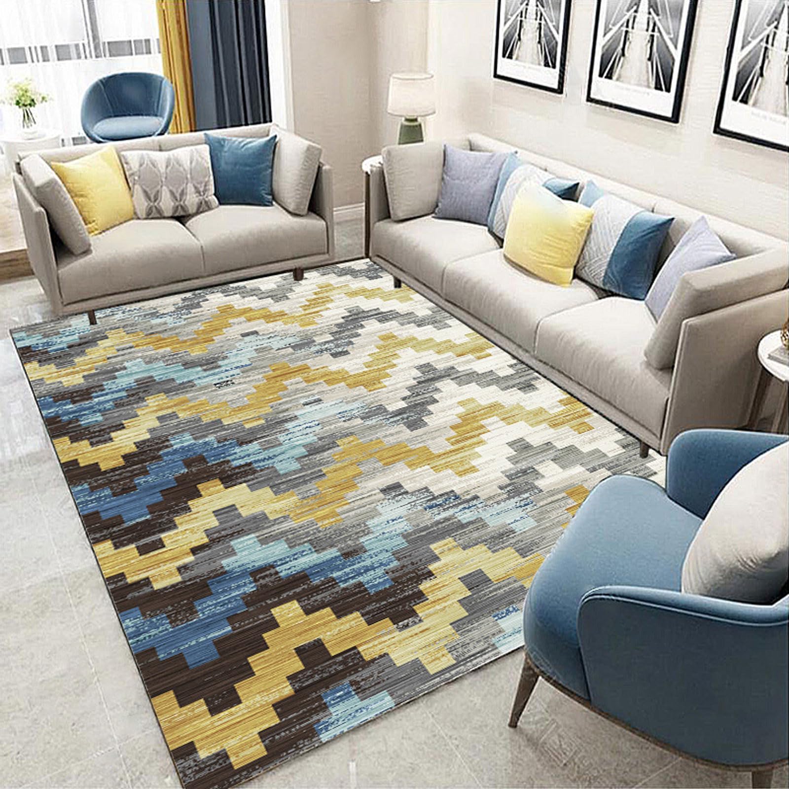 Tapis de sol luxe léger style minimaliste chic pour une décoration intérieure raffinée