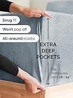 Vista 222 de Extra Deep Pocket Split King Sheets - 5 Piece Breathable & Cooling Bed Sheets - Hotel Luxury Bed Sheet Set - Soft, Wrinkle Free & Comfy - Easily