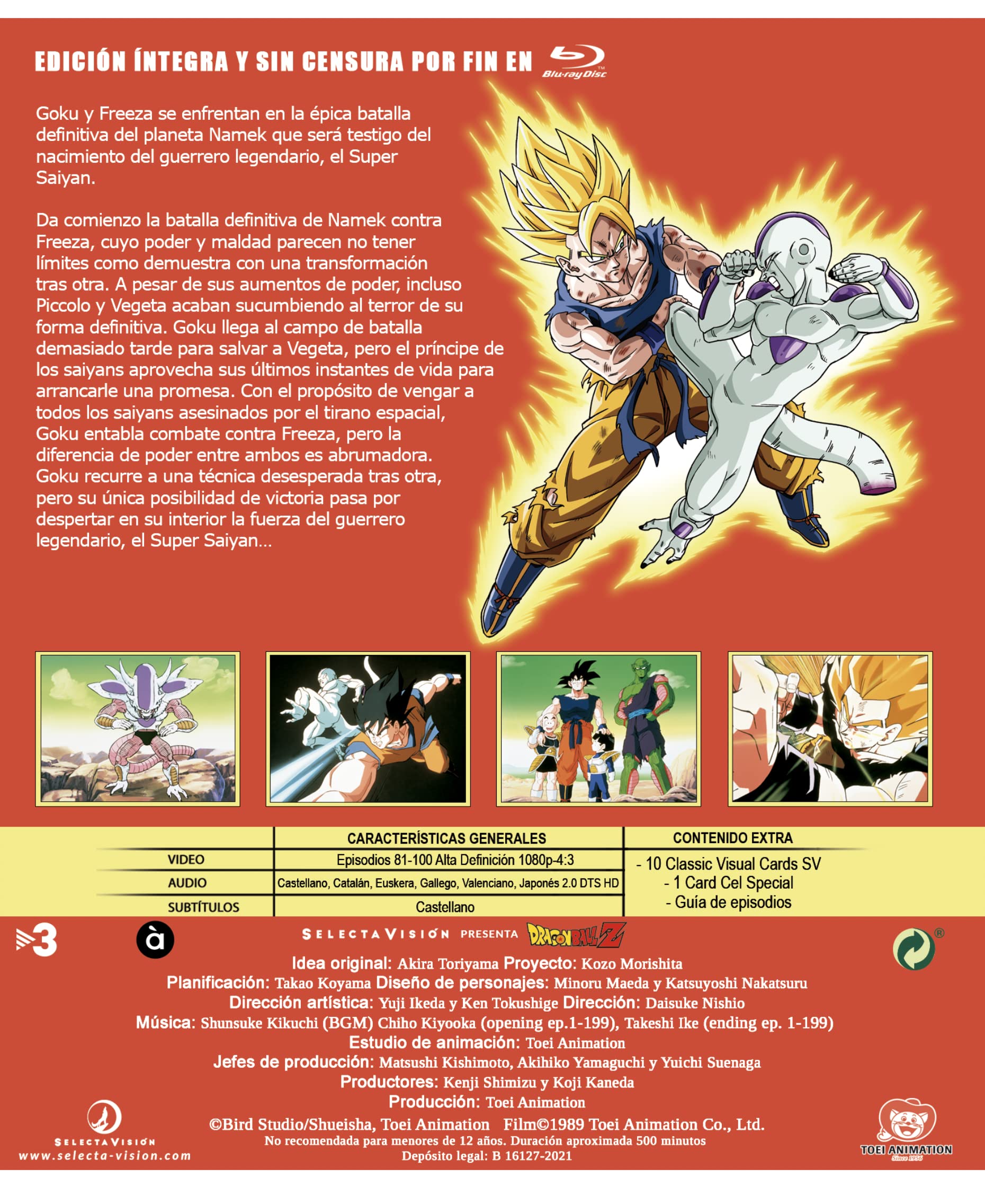 Dragon Ball Z Box 5 Komiks ep. 81-99 - Komiks