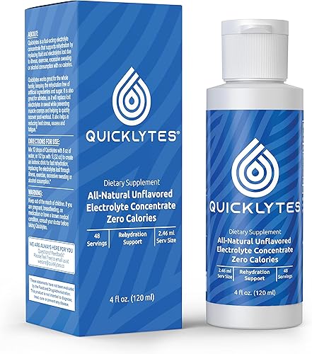 Suplemento de electrolitos para hidratación rápida, sin calorías, sin azúcar, potasio, magnesio y sodio, alivio de calambres en las piernas, 48