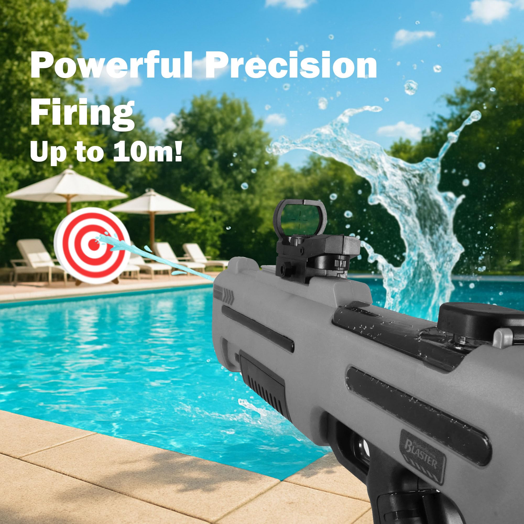 KandyToys Automatic Electric Water Gun, Multi-coloured - Image 3