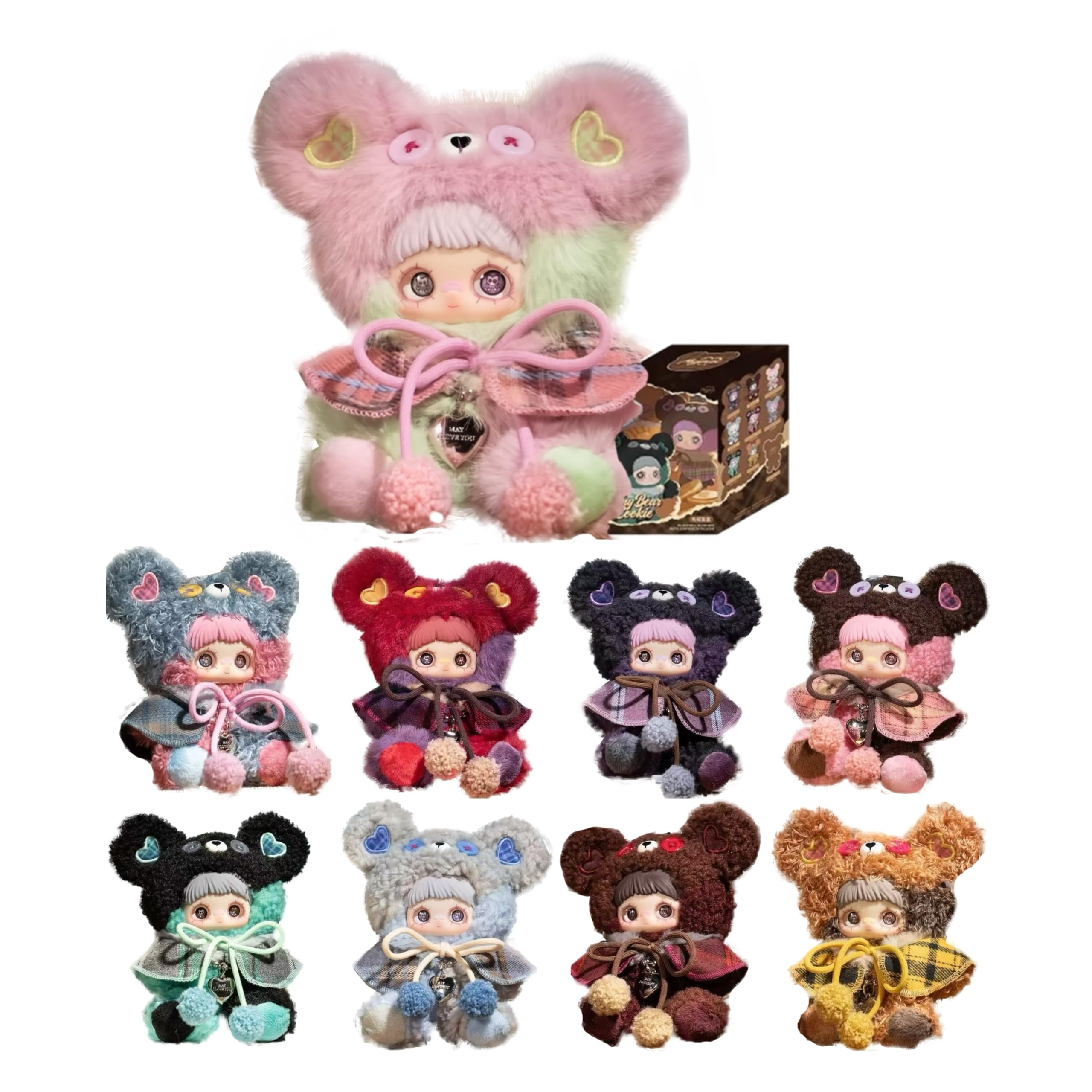 Amazon.co.jp: MayMei ベアクッキーシリーズ ぬいぐるみ ブラインド