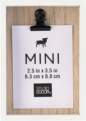 Miniatura 4 de Paquete de 24: caja blanca profunda de 2.5 pulgadas x 3.5 pulgadas; marco de clip mini de Studio Décor®