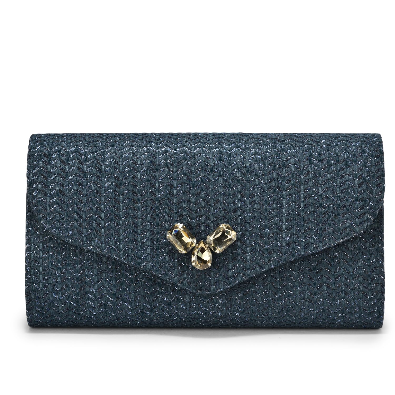 Women's Clutch Bluewater-Evening party Weding Clutch Bag-Blue-image-42