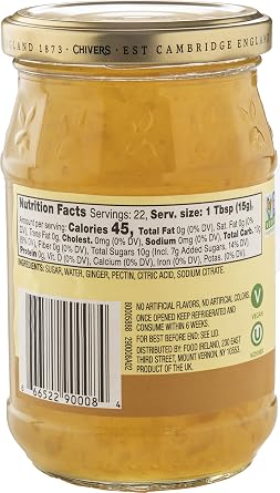 Chivers UK Ginger Preserve 340g (12oz)
