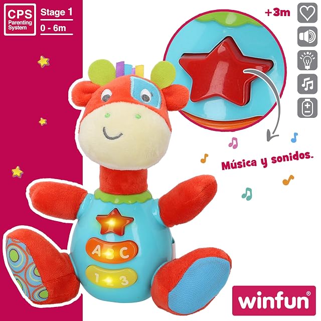 Foto 3 de 7 de Peluche luces y sonidos, Peluche musical, Primera infancia, Juguetes interactivos musicales