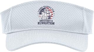 Funny Tea Party Historian US Flag American History Boston Sport Sun Visor