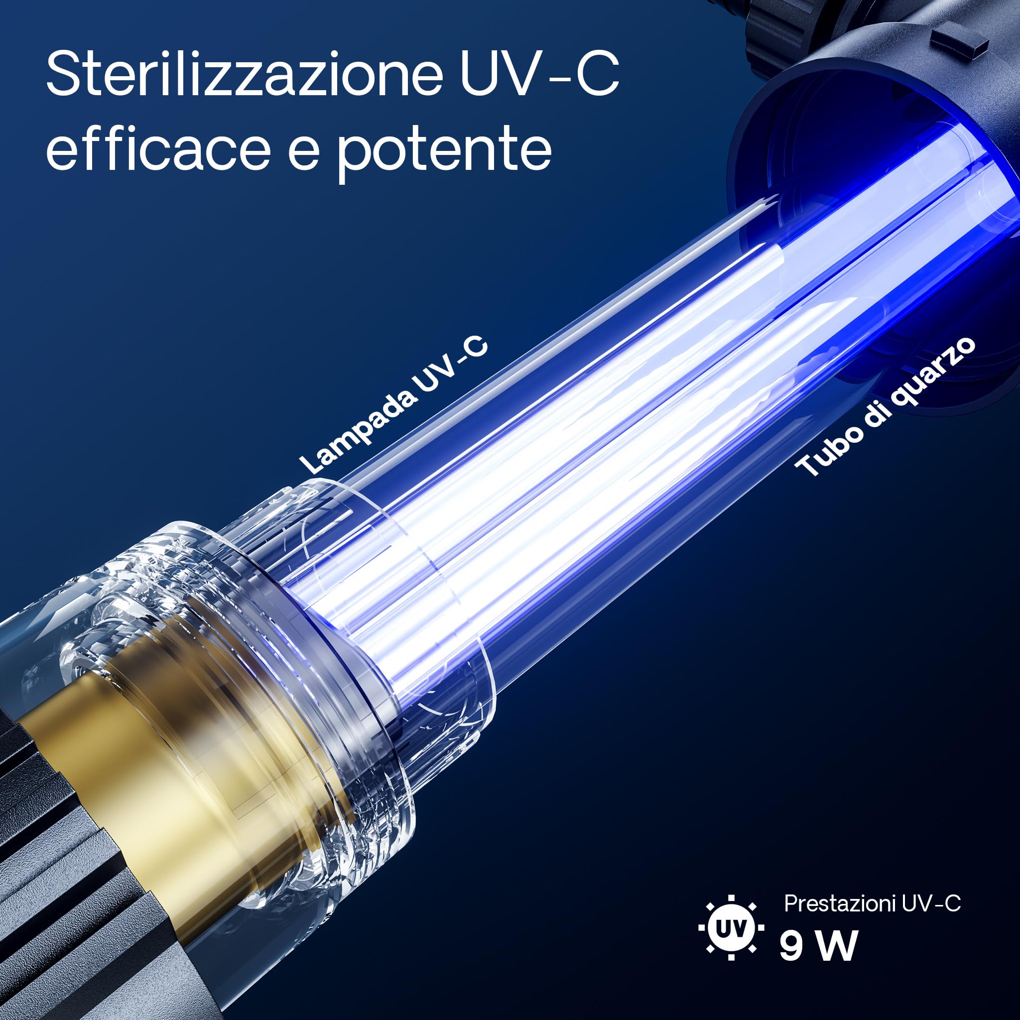 SunSun Filtro biologico per laghetto CBF-200T con chiarificatore UVC 9 W e pompa 2.300 l/h da 35 W