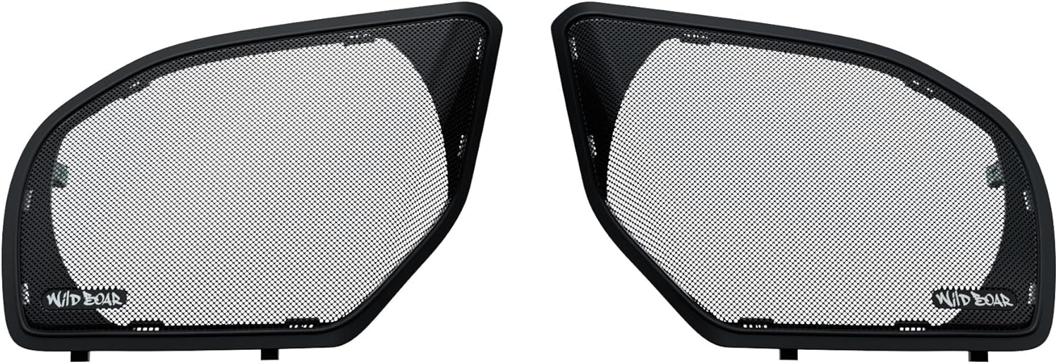 Hogtunes Wild Boar Audio WBA RG GRILL-24 Front Speaker Grills (2 Pack), Fits 2024-Current Harley-Davidson Road Glide Models