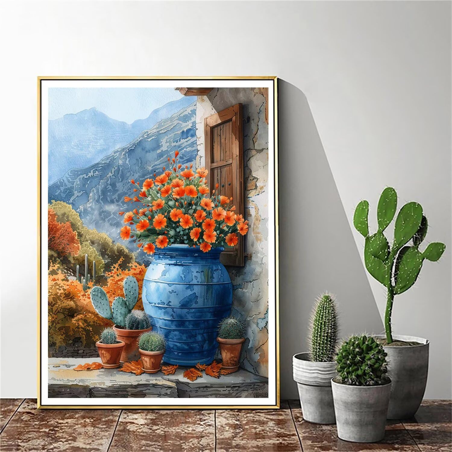 Pintar por Numeros Adultos pintar por numeros niños manualidades niños 10 años, DIY Pintar por Números de Pincel y Pintura acrílica Decoraciones para el Hogar Manualidades, sin Marco 60x80cm C-172