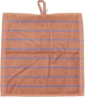 Bongusta ボングスタ Naram Towels 30×30cm ストライプ ハンドタオル ナラム ウォッシュ クロス レディース ストライプ ロゴ カラー9色 (camel & ultramarine)