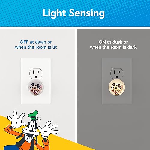 Miniatura 9 de Disney Frozen Olaf - Luz nocturna LED que cambia de color, enchufe, sensor de atardecer a amanecer, blanco alto/bajo, edición para coleccionistas,