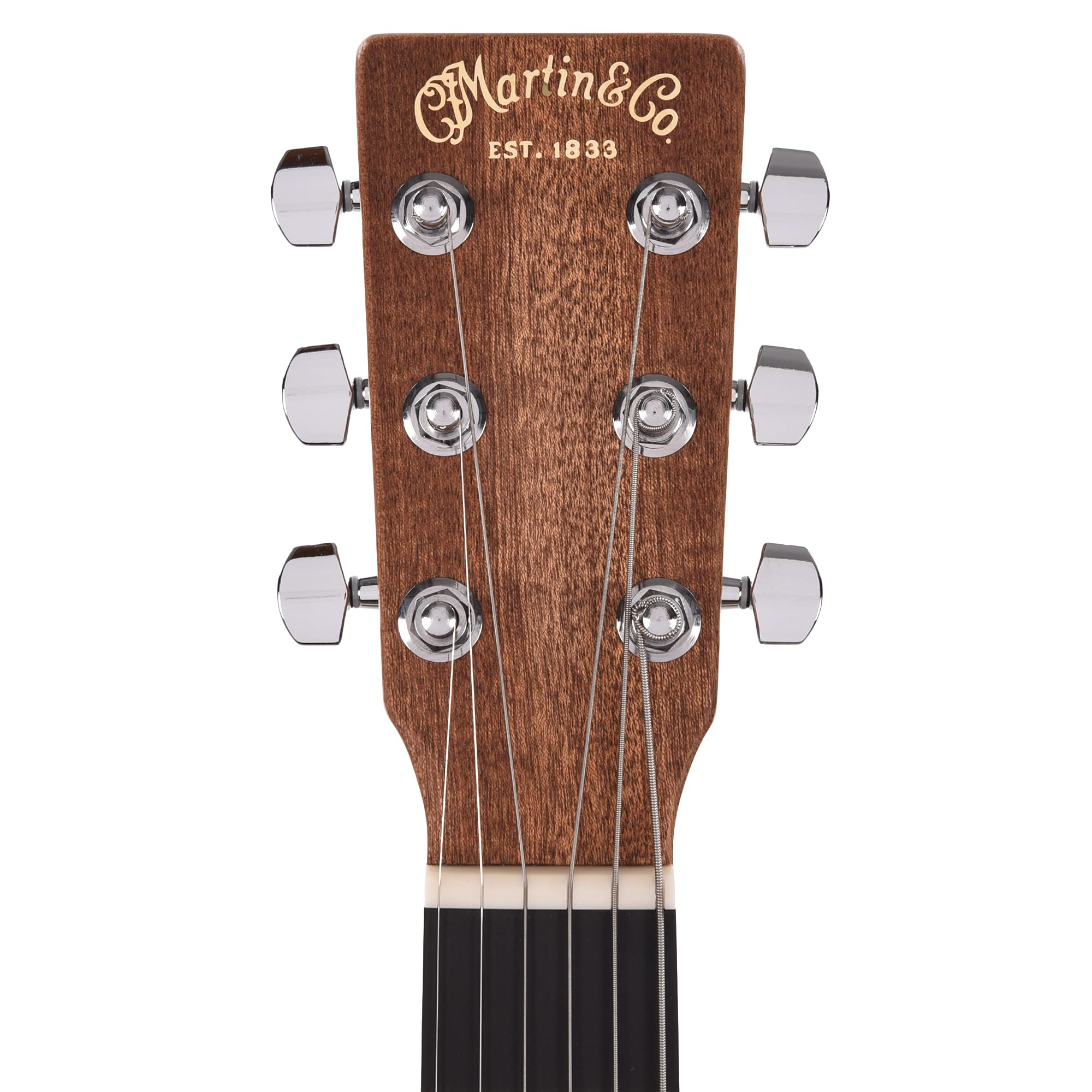 Martin DJr-10EL StreetMaster Natural Sapele A/E Left Handed Guitar w/Gig Bag - Image 6
