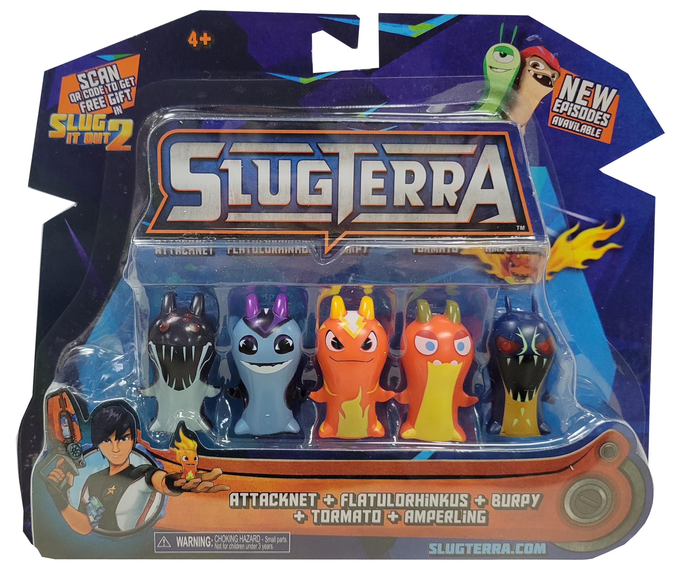 SLUGTERRA, LUU02, 5 Characters, 4.5 cm, Random Model, for Children from 4 Years, Multicolour, Multicoloured - Image 2