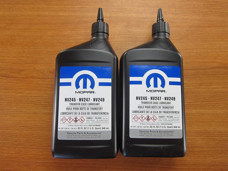 Lubrificante Mopar 75W-90 para Caixa de Transferência NV245 NV247 NV249 – 2 frascos