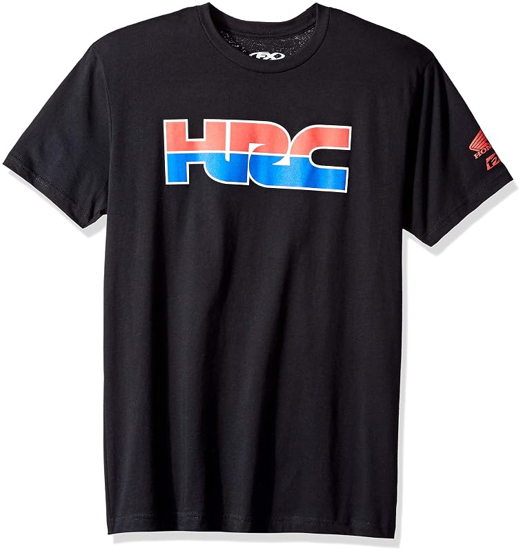 Camiseta masculina Honda HRC preta Factory EFX, tamanho XX-Large
