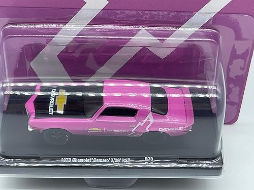 Miniatura 2 de M2 Machines Auto-Drivers 1970 Chevy Camaro Z28 RS escala 1:64 R73 21-05 rosa por M2 coleccionable 1 de 8480