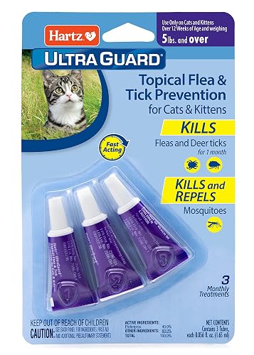 Hartz UltraGuard Topical Flea & Tick Prevention for Cats and