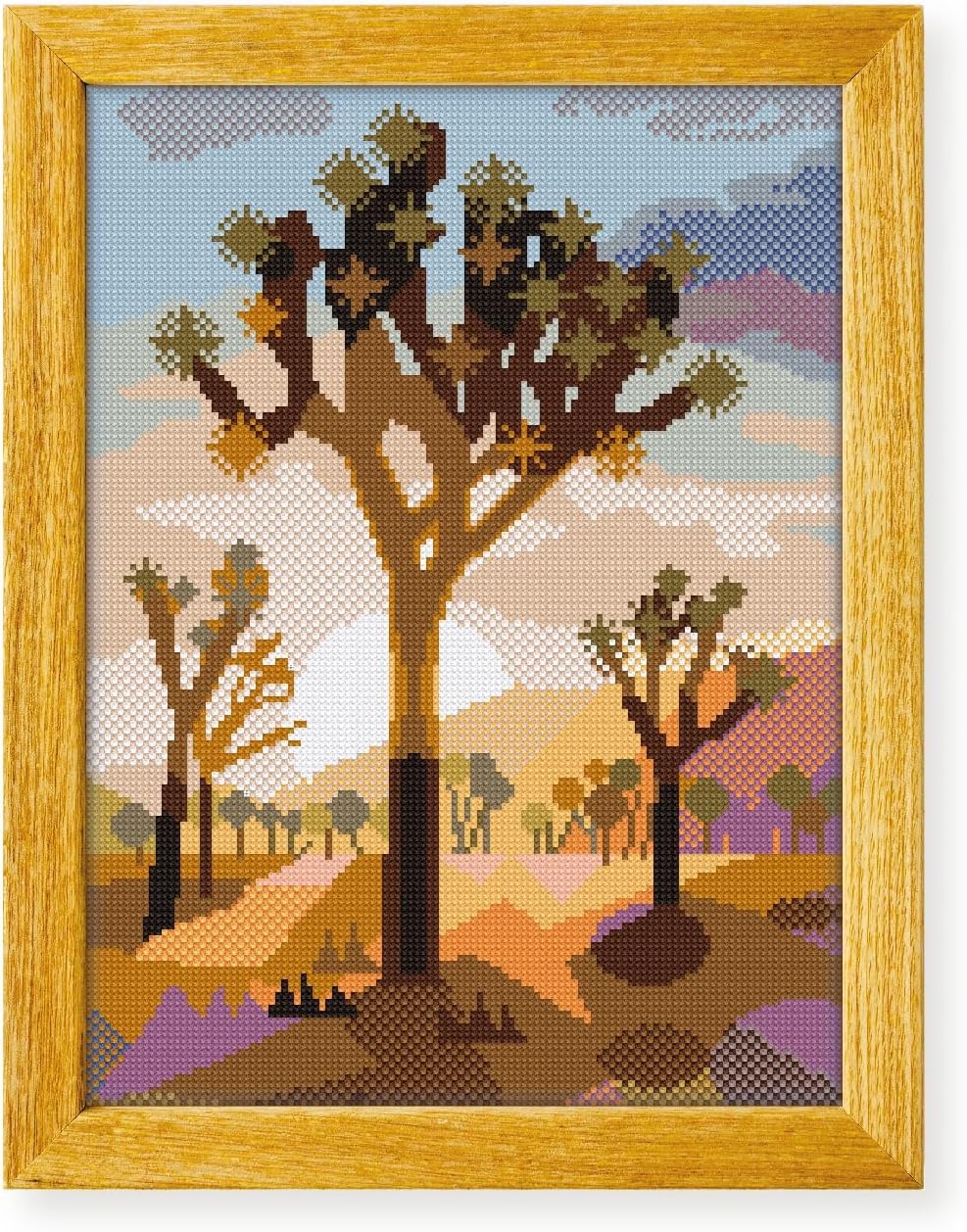 Awesome Pattern Studio Joshua Tree National Park DS449, Diamond Painting Kit, Diamond Art Kits for Adults, Full Drill 5D Diamond Dots Kits. All Items Included.