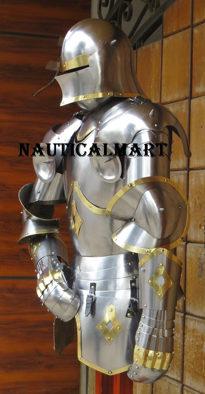 Medieval Wearable Knight Gothic Suit of Armor LARP Body Armour