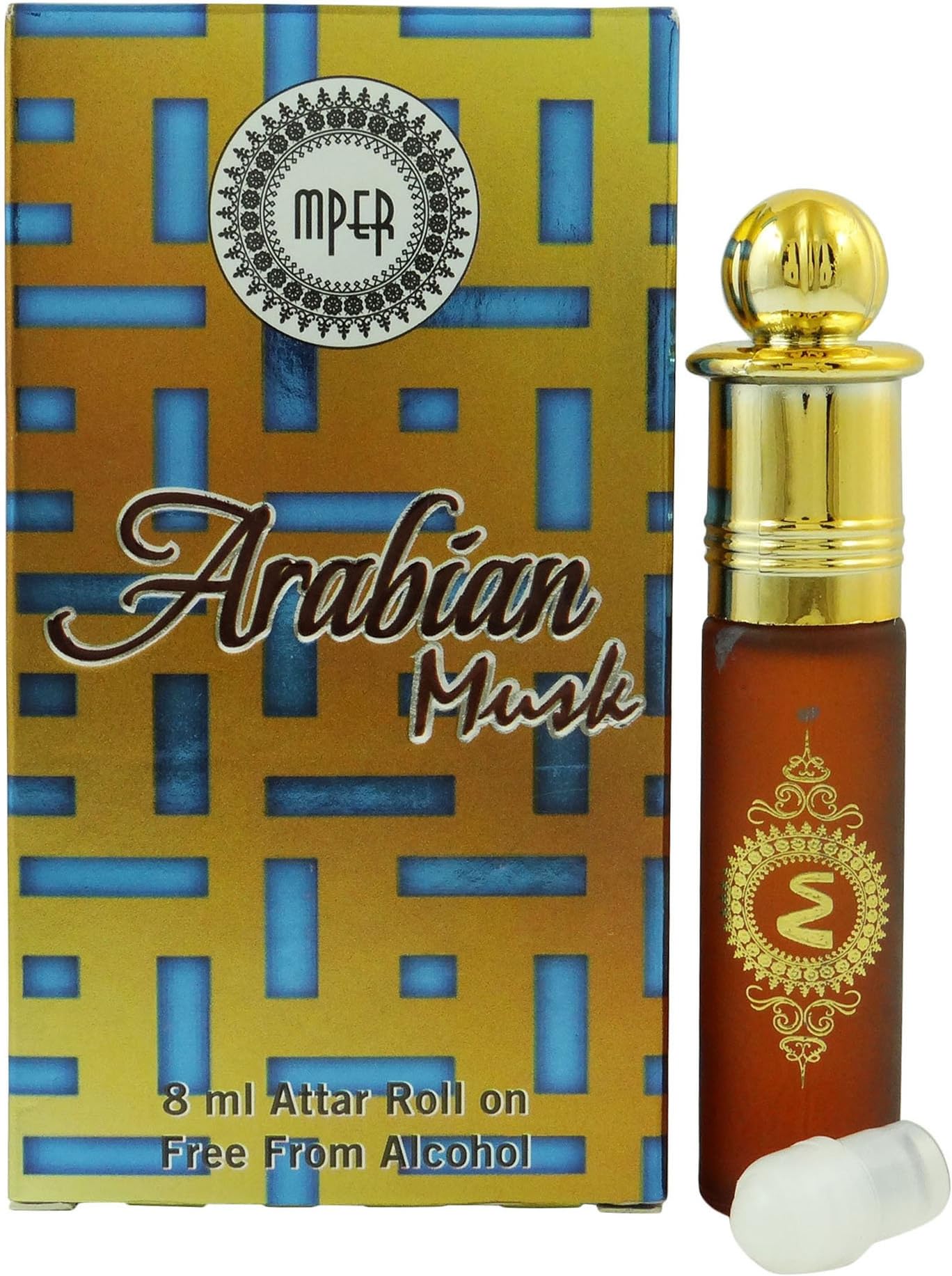 MADNI Arabian Musk Attar Perfume Oil 100% Pure And Natural - 8 ml