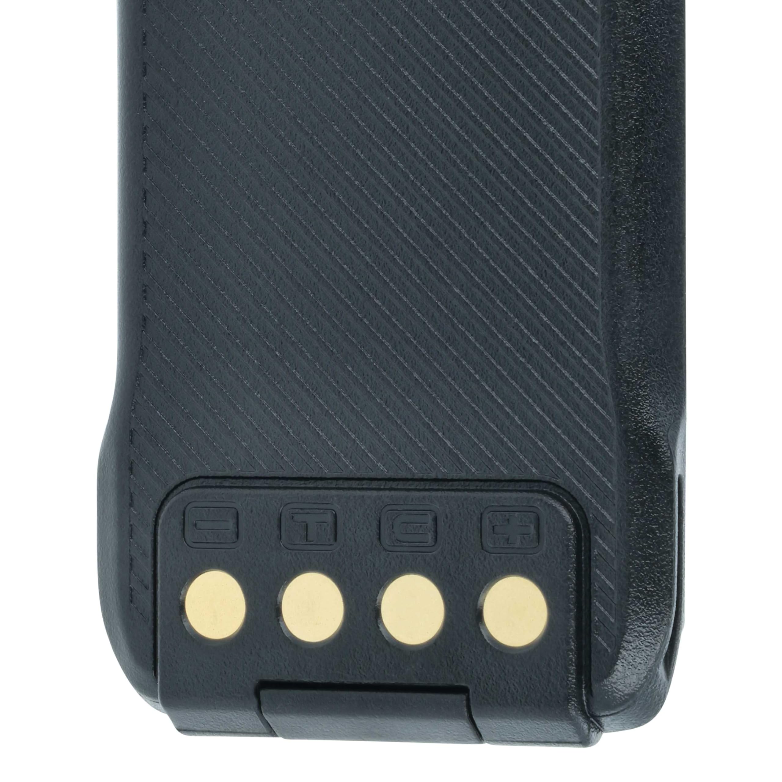 vhbw 2x batteria compatibile Hyt/Hytera PD502 PD560 UL913 PD506 PD505 PD502i-UL PD500 UL913 radio 1500mAh 7,4V Li-Ion