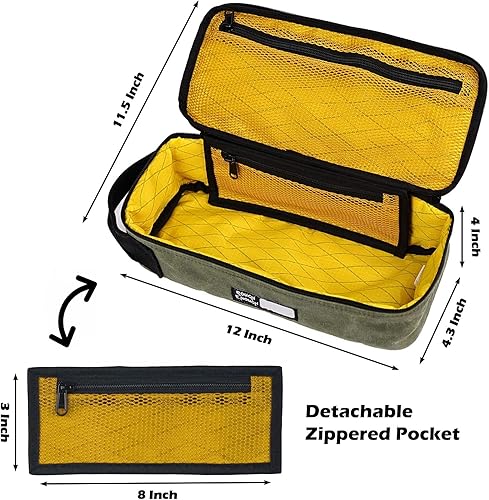 Miniatura 3 de Paquete de bolsas de herramientas de lona Rough Enough con asa y cremallera