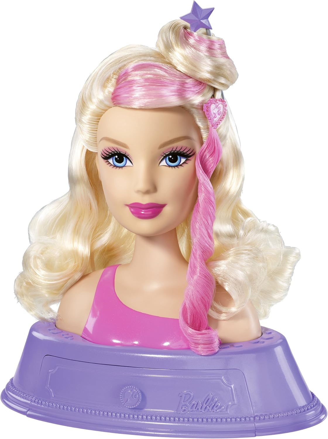 Amazon Com Barbie Hairtastic Styling Head Toys Games