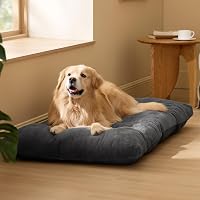 BEDSURE XXL kutyaágy mosható ortopédikus kutyapárna szürke 119x74cm 8
