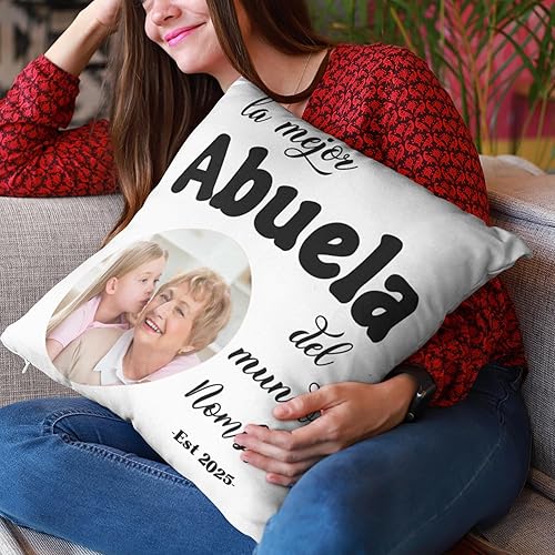 Miniatura 5 de Fundas de almohadas con inserto de personalizados, regalos para Abuelas para Navidad, regalos de Día de las Madres para Abuela, regalo para mujer 14