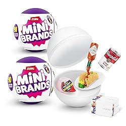 Mini Brands Series 5 (2 Pack) by ZURU Amazon Exclusive Mini Collectibles Full of Surprises, Mystery Minis and Accessories to Collect