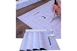 Tianjintang Eco-friendly Reusable No Ink Chinese Calligraphy Water Writing Magic Paper Set...