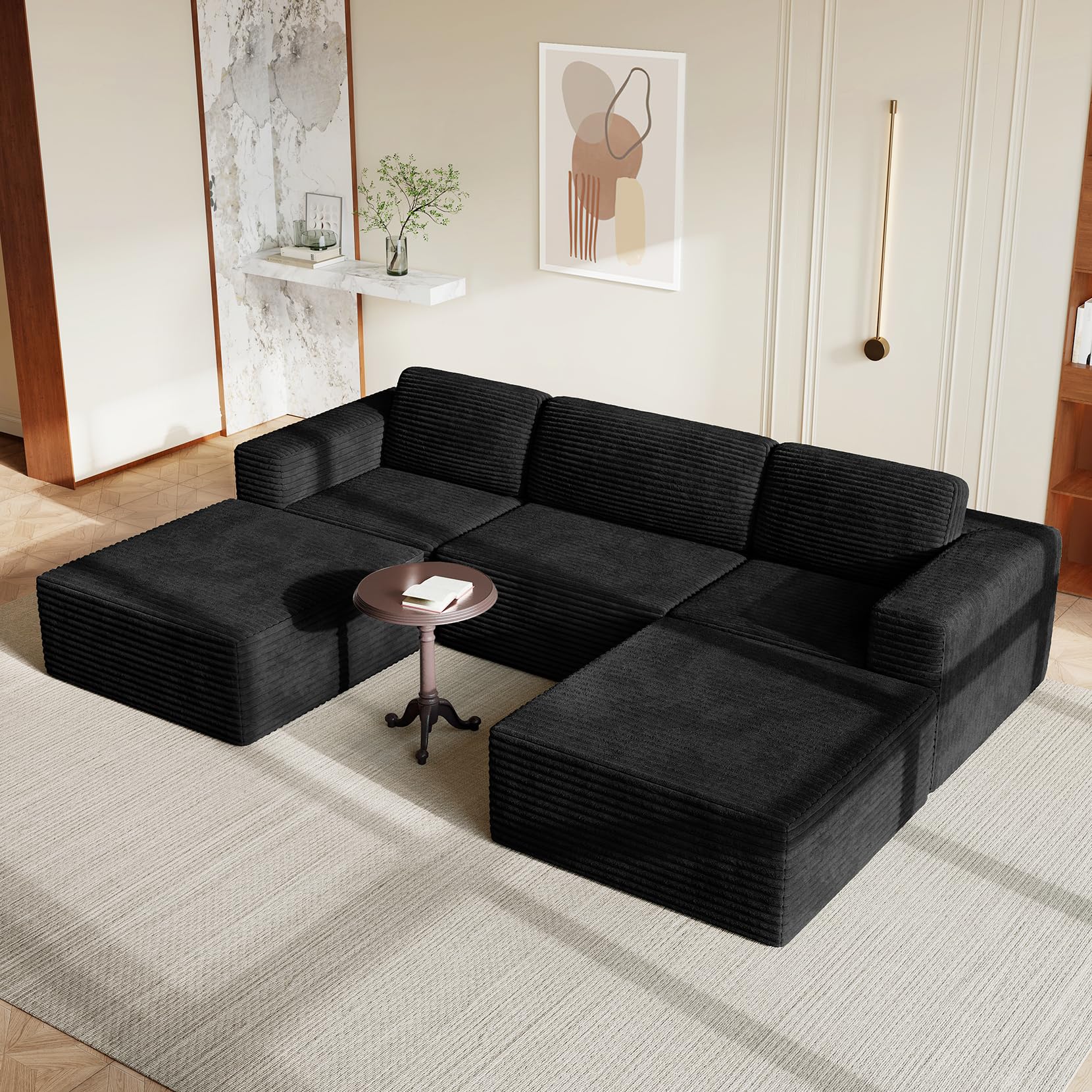 Vesgantti 119 U-Shaped Modular Cloud Sofa