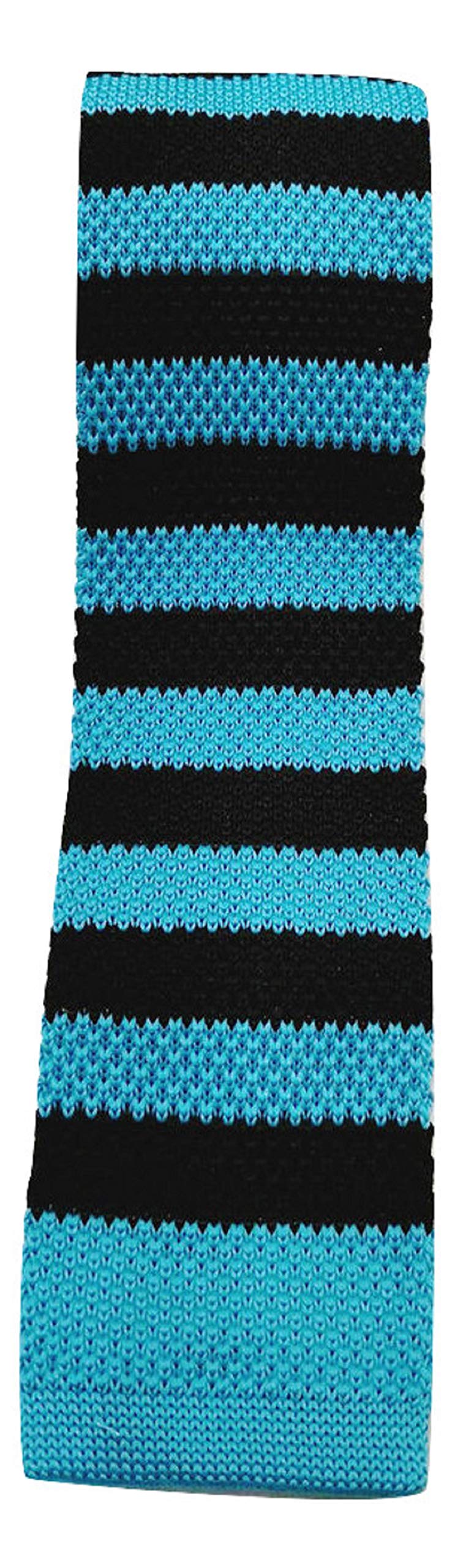 L&L® Men's Fashion Striped Knit Knitted Tie Slim Skinny Woven