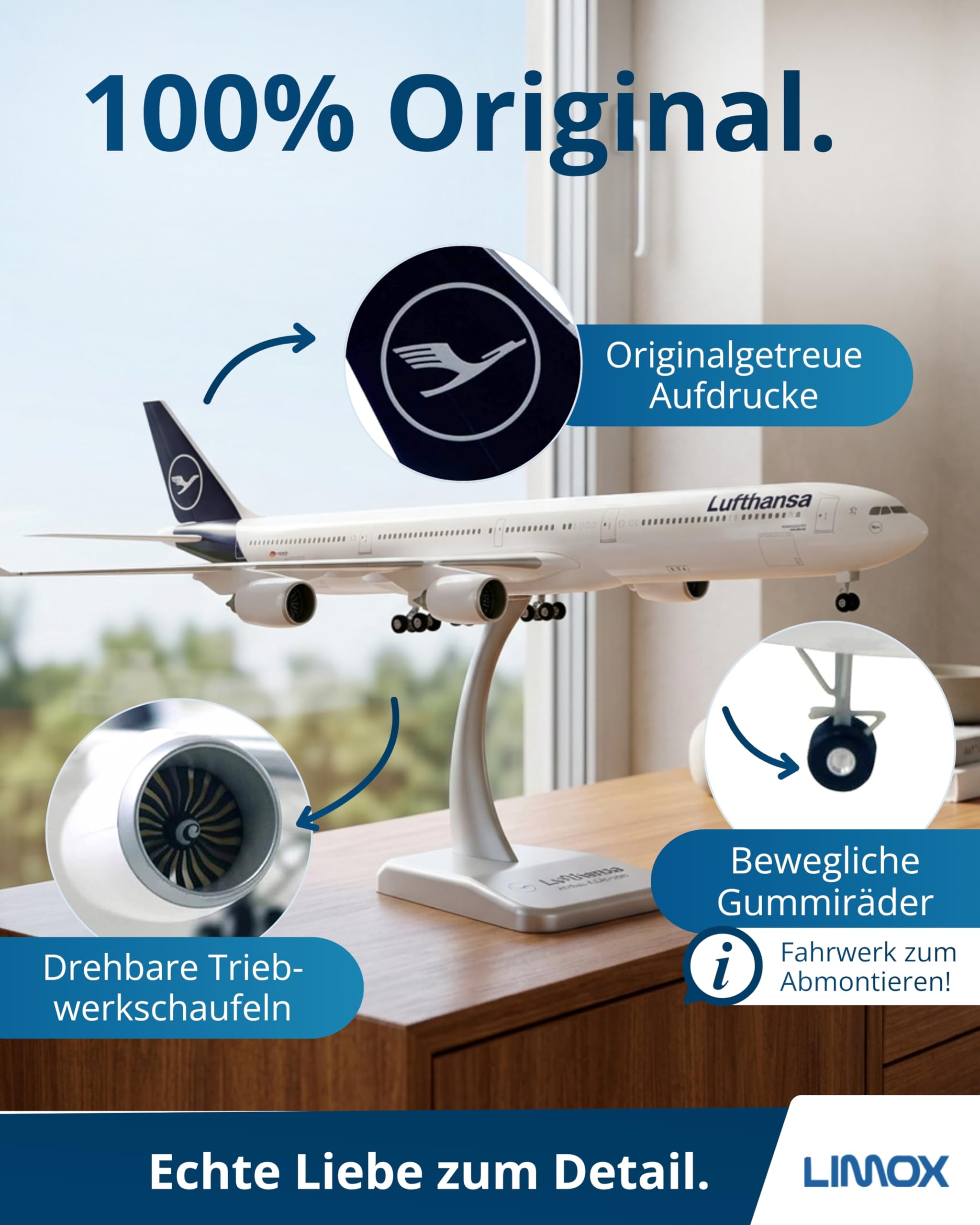 Limox Wings Lufthansa Airbus A340-600 Scale 1:200 | Neue Lufthansa LACKIERUNG |