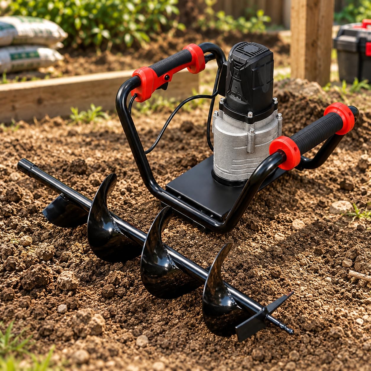 XtremepowerUS 1500W Post Hole Digger - Dig Easy! -6 XtremepowerUS 1500W Post Hole Digger - Dig Easy! -6