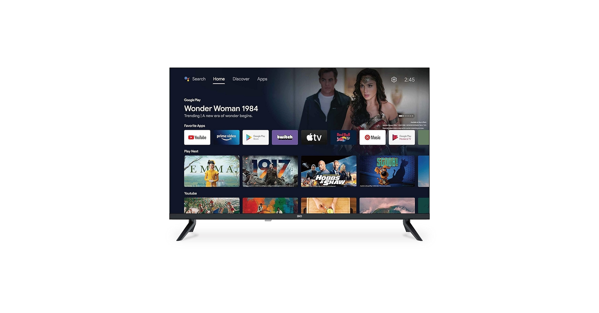 アンドロイドモニタテレビ(チューナレス) 32V型　K3200HSG-E ユニテク K3200HSG-E ディスプレイモニタ 32型 チューナーレス