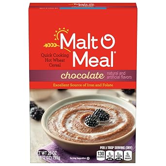 Malt-O-Meal Chocolate Hot Wheat Cereal, 28 oz Box